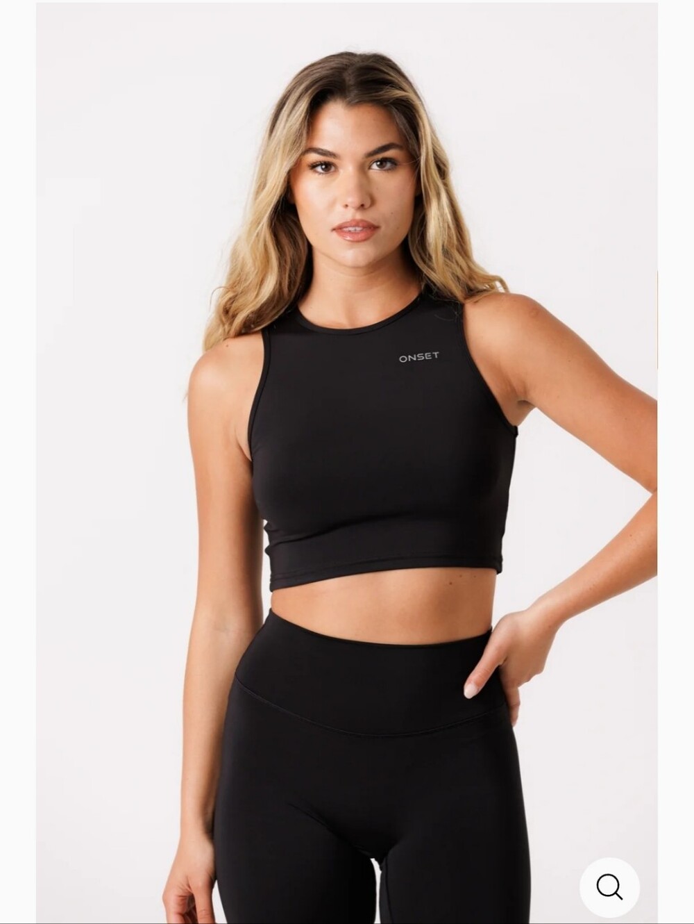 Onset Signature Sleeveless Cropped Top